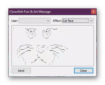 Šablóna emotikony a kresby zo symbolov v programe Clownfish