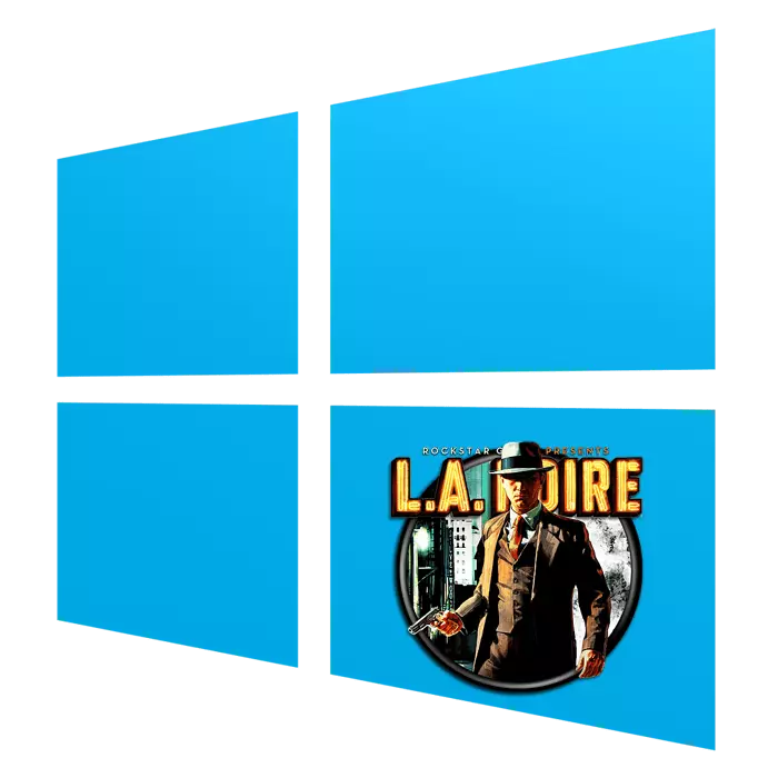 L.A mchezo hauanza. Noire juu ya Windows 10.