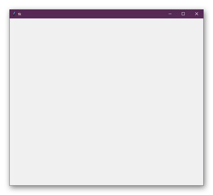 Mostrant una finestra creada al llenguatge de programació de Python
