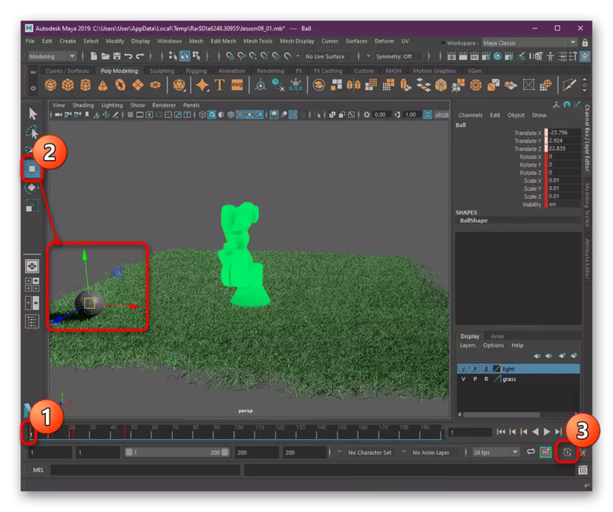 Inici Animació al programa Autodesk Maya