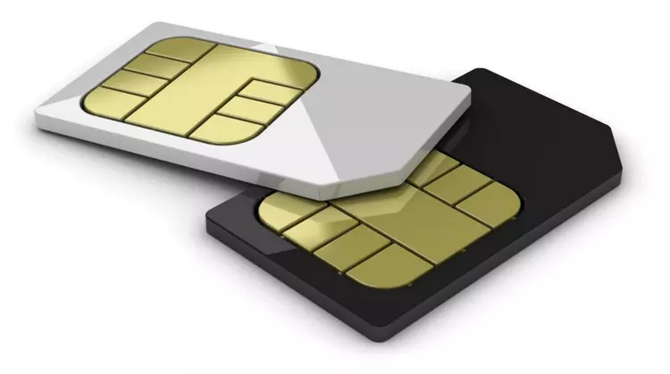 Παράδειγμα ολόκληρων καρτών SIM για τηλέφωνο