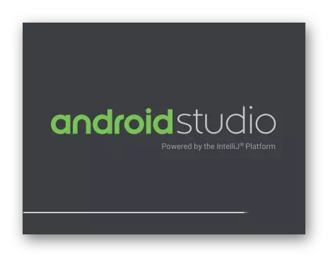 Peluncuran pertama Android Studio di komputer