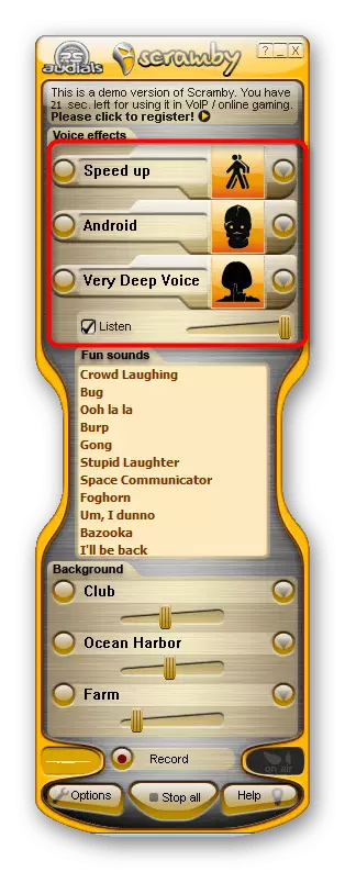 Skype Voice Voice ao amin'ny Scramby