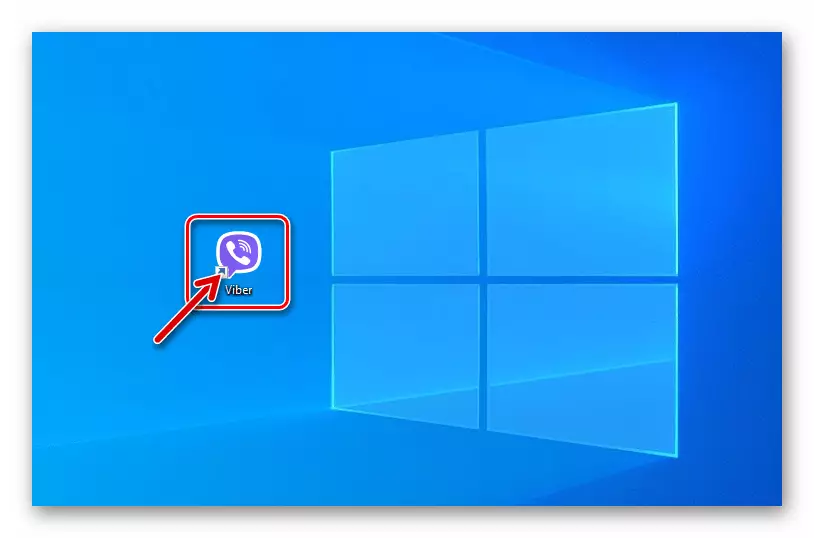 Viber za Windows Začetek Messengerja iz namiznega OS