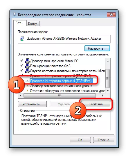 Configurações de conexão no sistema operacional para roteador Promsvyaz