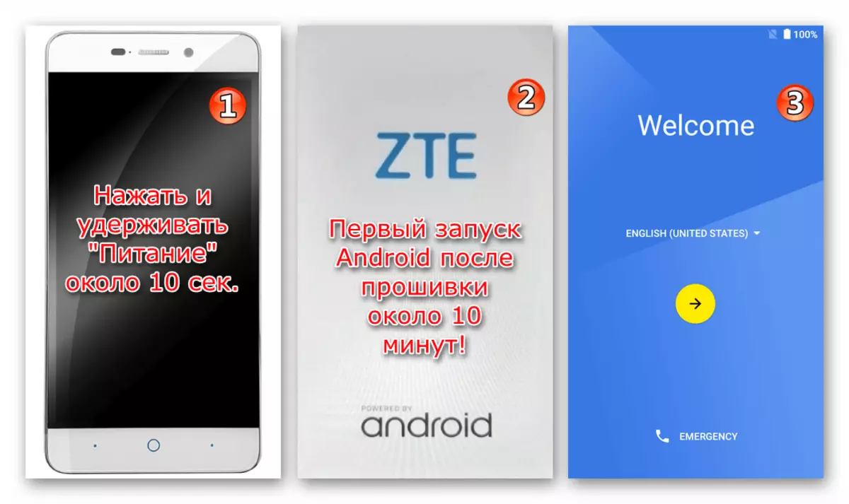 ZTE Blade X3 First Loading Phone After Firmware through Flashtool