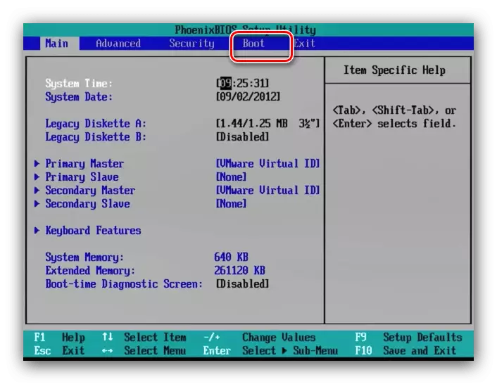 Öffnen den Downloads Tab zu Phoenix BIOS fir den Disk ze installéieren wéi d'Haaptmudder