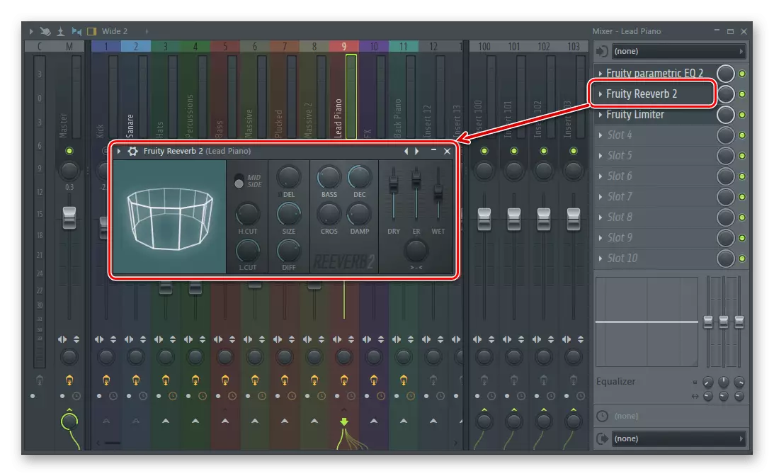 FL Studio-n informazio eta masterizazio pista egiteko efektuak erabiliz
