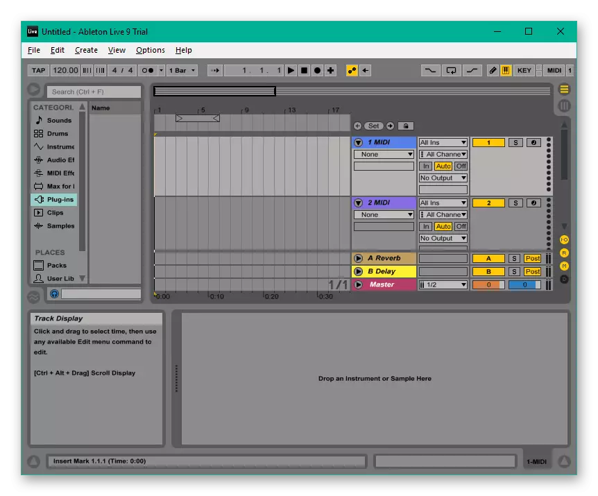 Programul de creare a muzicii pe computerul Ableton Live