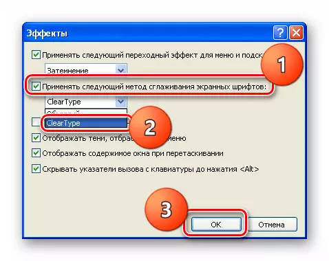 Pürüzsüzleştirme Yazı Tiplerini Yapılandırma Windows XP'de Net Tip