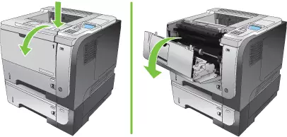 Vyjmutí horního krytu pomocí inkoustové tiskárny HP