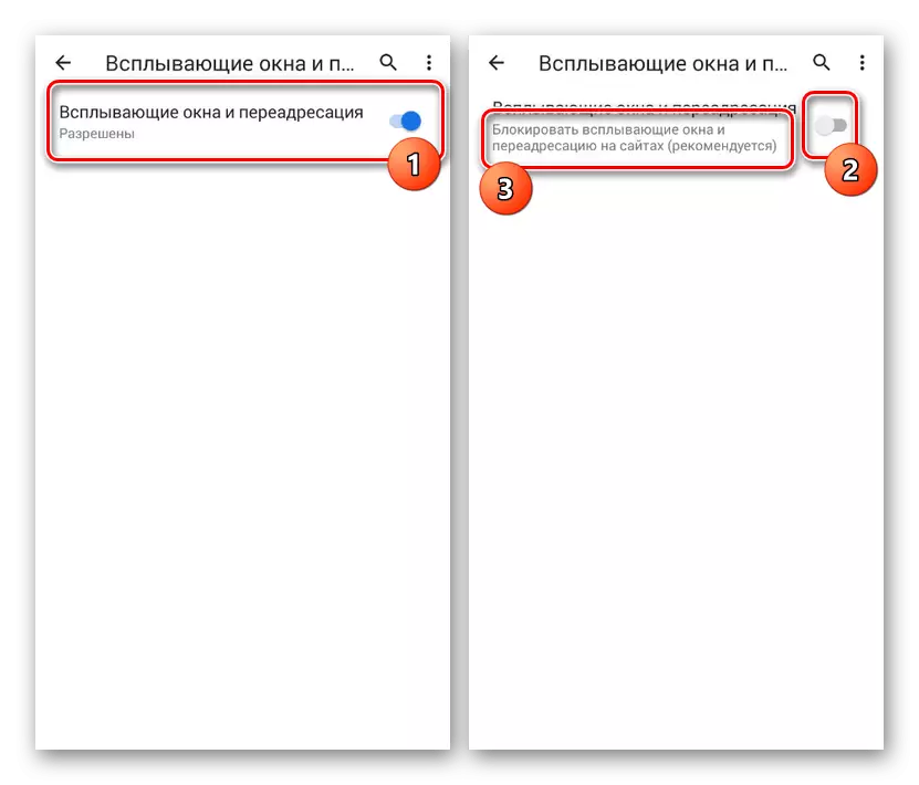 Zakázání vyskakovacích oken v Google Chrome na Android