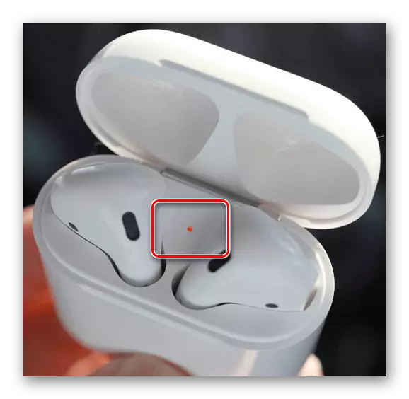 Airpods slušalica omogućuju indikator u slučaju