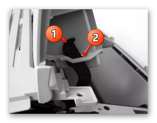 Position of the CANON Printer Top Cover Locks when it is installed
