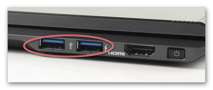 USB ports on a laptop for charging iPad