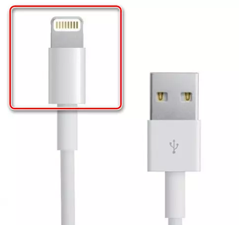 Ang kilat nga cable aron makonekta ang bag-ong mga modelo sa iPhone sa computer ug pag-charge