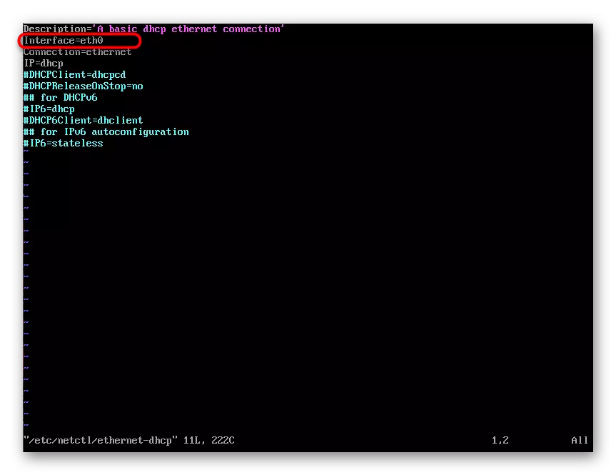 Breytingar á boga Linux Internet Stillingar File Configuration skrá