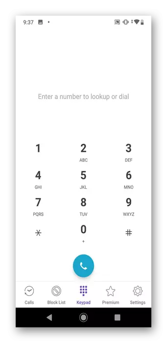 Verwenden der Hiya-Anwendung, um die Telefonnummer zu definieren