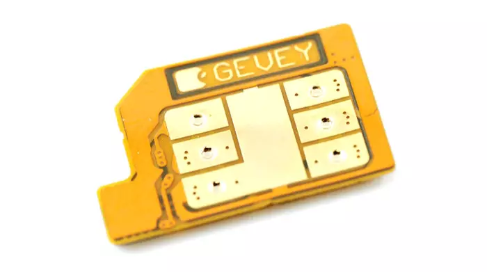 Gevey-Sim Chip för iPhone Lås upp