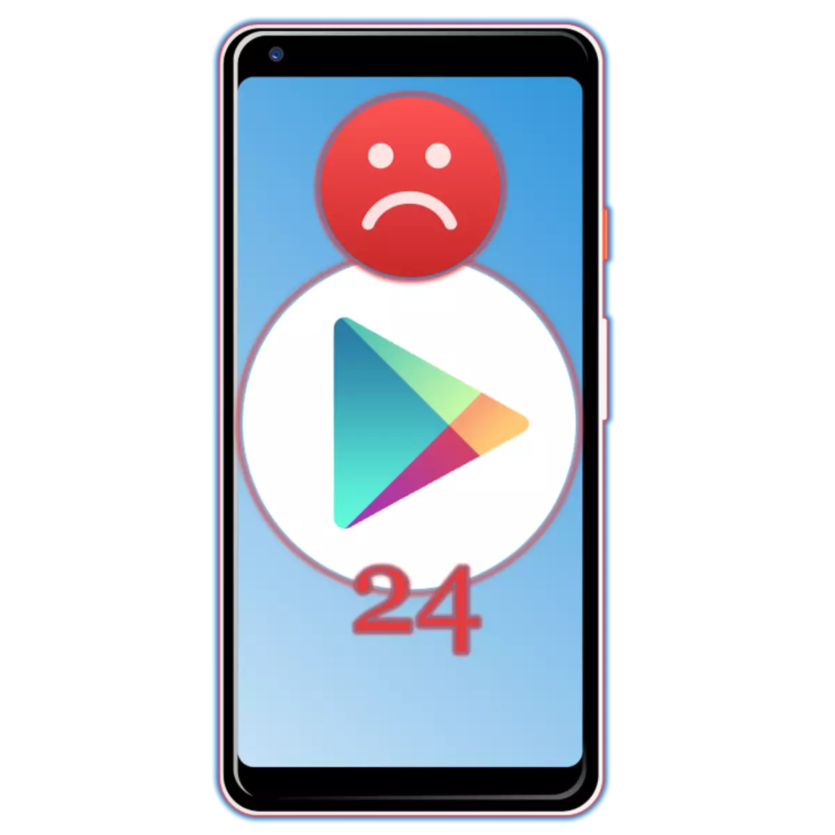 Earráid 24 Nuair a bhíonn iarratas á shuiteáil ar Android