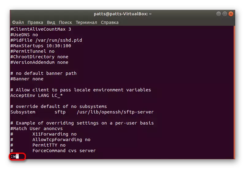 Uloženie zmien v konfigurácii Ubuntu