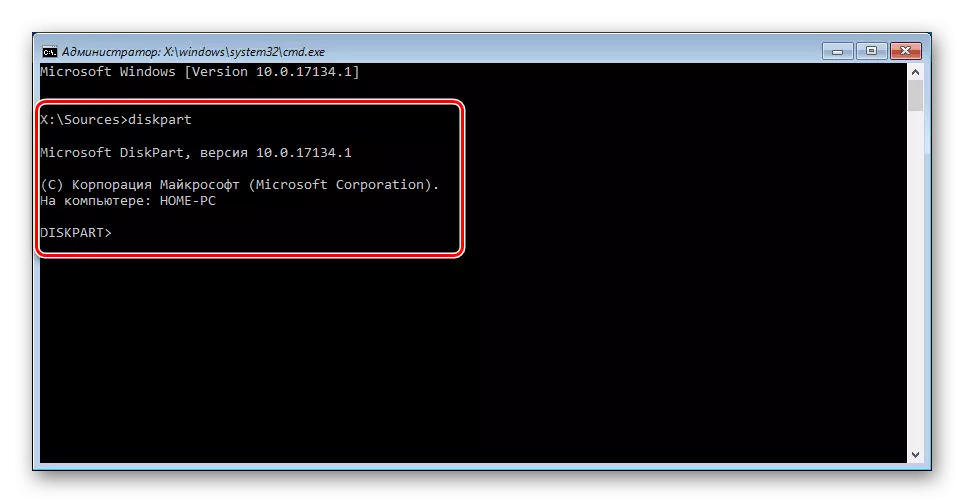 Pomocí příkazu diskpart při instalaci systému Windows 10