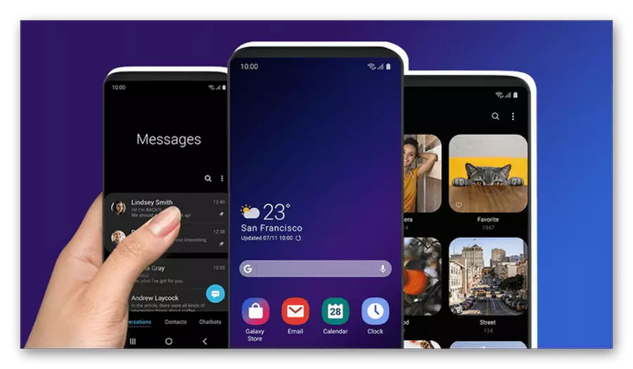 Samsung-da bir UI interfeysi