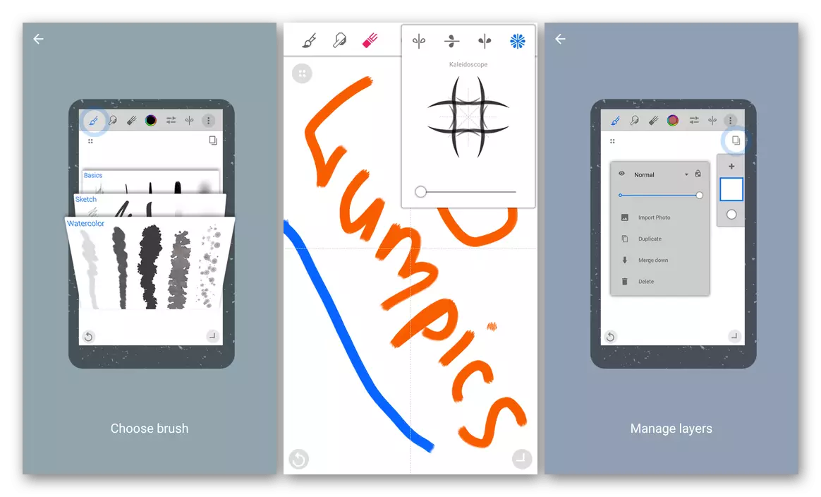Lae alla Painter Mobile Application luua Android joonistused