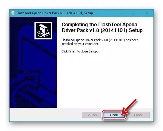 Sony Xperia Z FlashTool Xperia Drivetpack Setup Fenestro - Instalado de ŝoforoj kompletigitaj