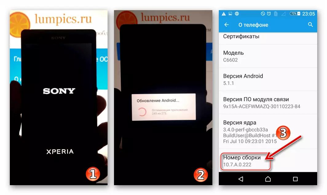 Sonya Iquard Zeta ifilole Android lẹhin ti imudojuiwọn nipasẹ Xperia Counter
