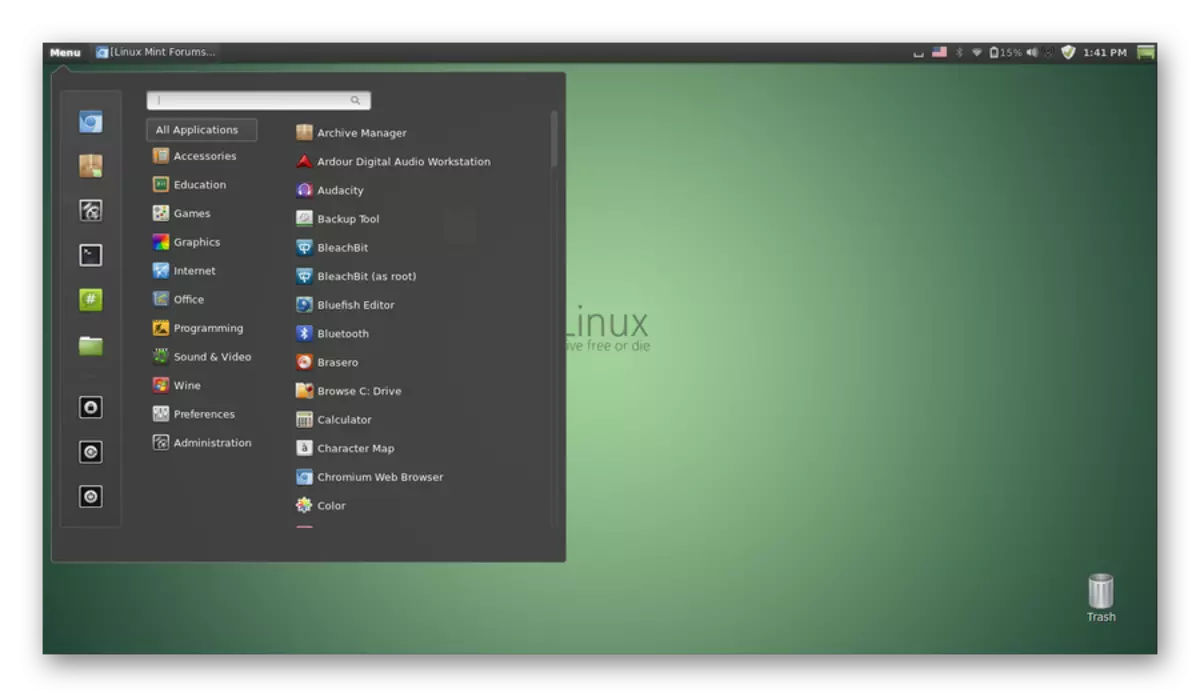 Standardprogrammer i Linux Mint