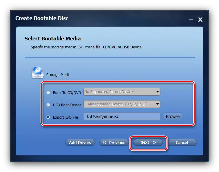 A bootable média elhelyezése és megtekintése a Windows 10 másik számítógépre történő átviteléhez