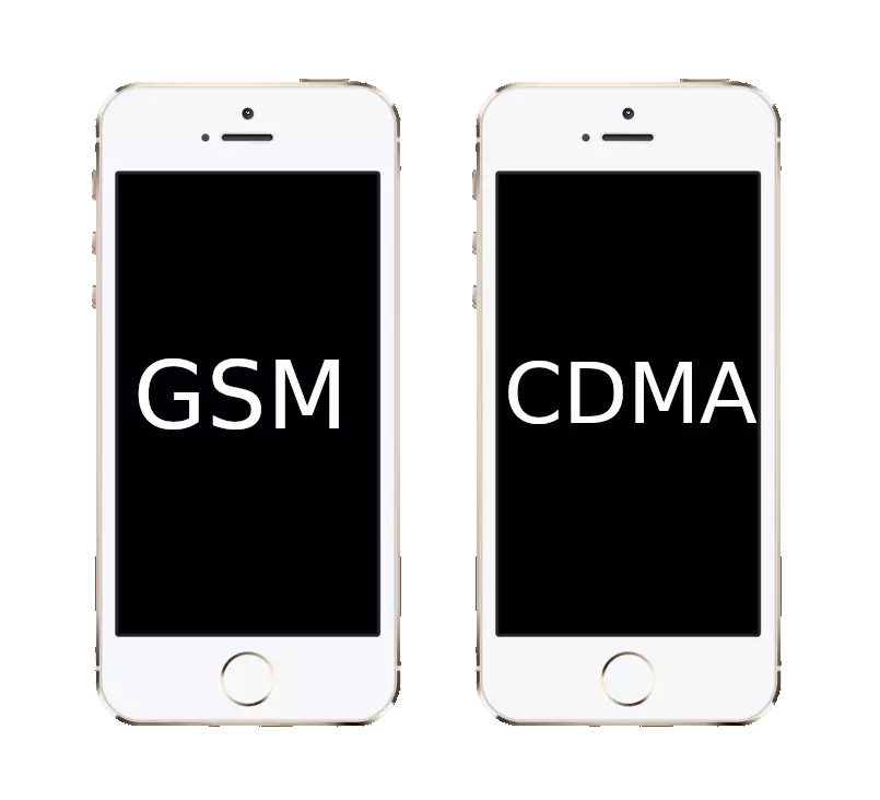 GSM او د CDMA iPhone 5s ماډلونه