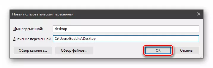 Applika settings meta toħloq varjabbli ambjent ġdid fil-Windows 10
