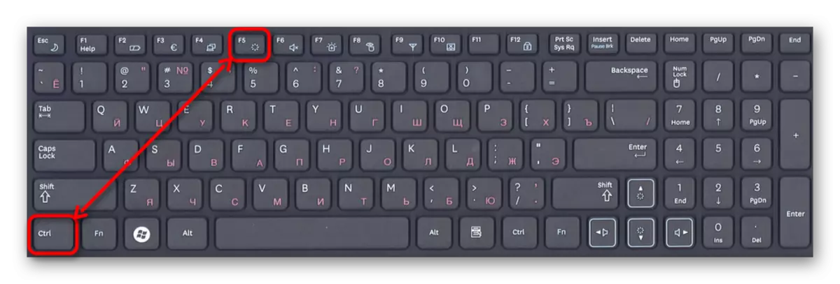 Kevneşopiya Keyboard Keyboard ji bo Reboot Rûpelê di gerokê de