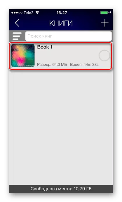 Navoaka tamin'ny Audiokook iTunes Ausfice Mp3 Audiobook Player on iPhone