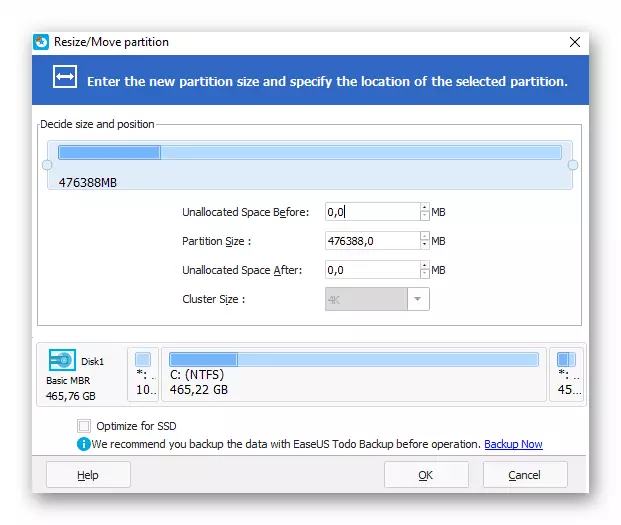 Windows 10 ရှိ Hard Disk Markup အတွက် third-party utility ကိုအသုံးပြုခြင်း