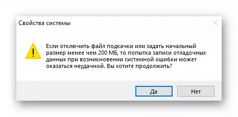 AVERTISSEMENT Lors de la désactivation du fichier de pagination dans Windows 10