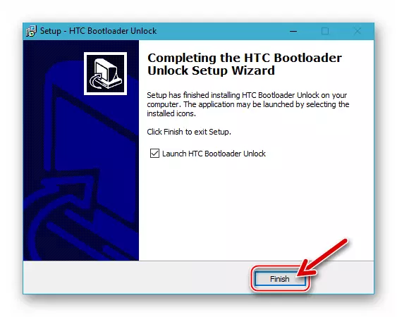 HTC Desire 601 Completando a instalación e inicia KINGO HTC Bootloader Desbloqueo para desbloquear o cargador do dispositivo