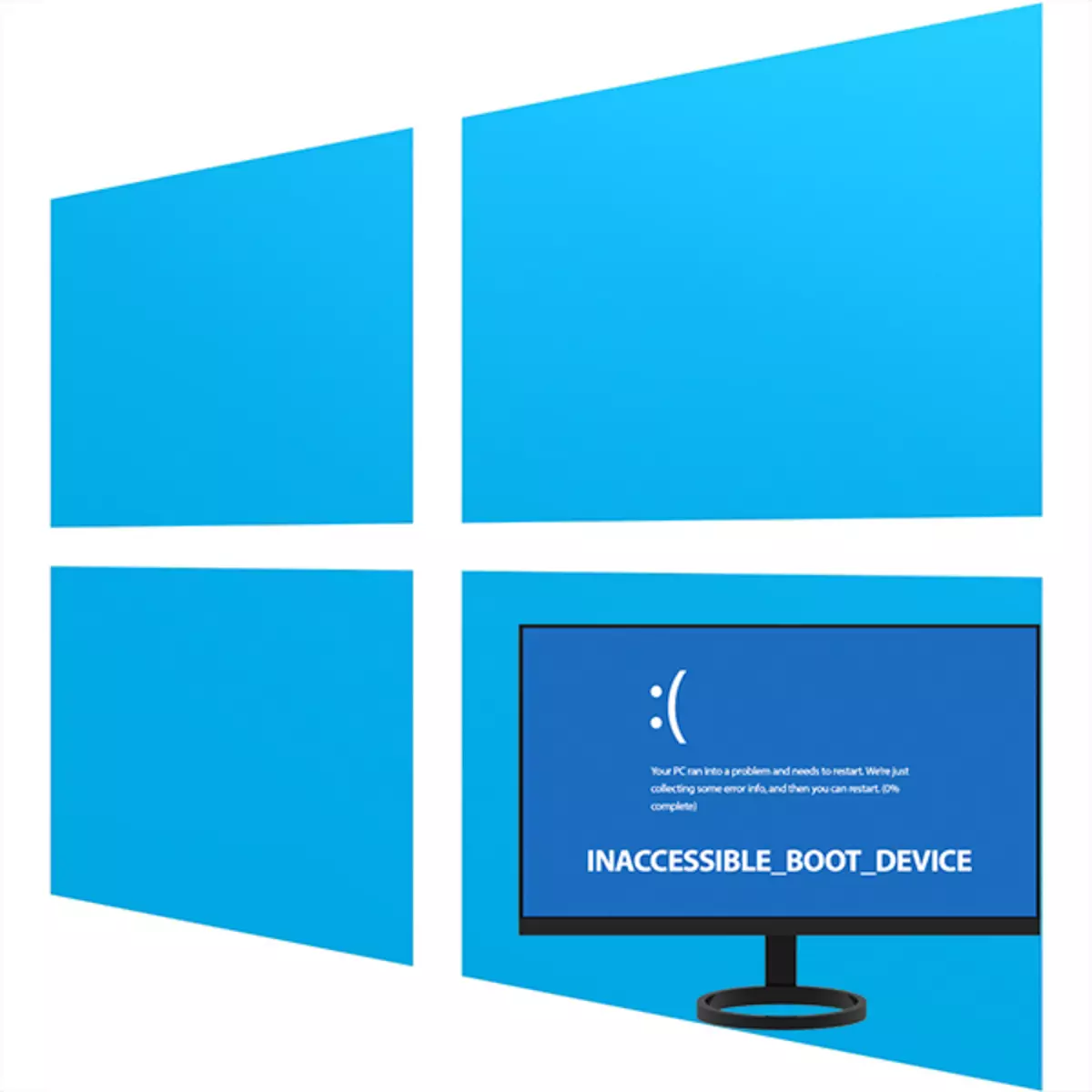 引導Windows 10時出錯“incaccessible_boot_device”