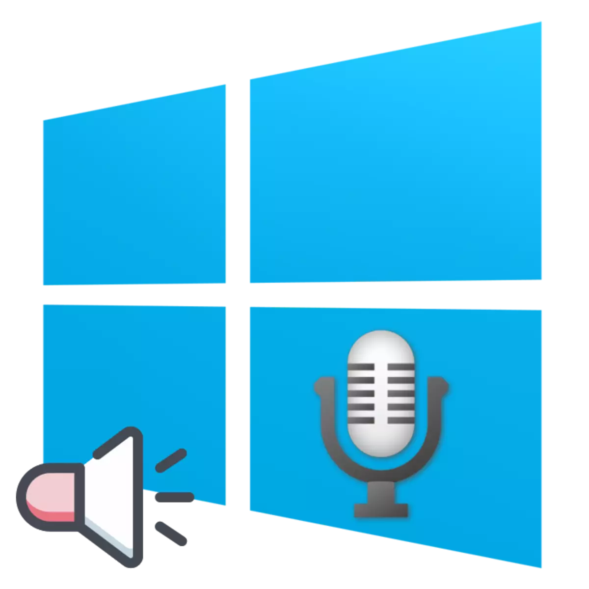 Wéi fällt ech Mikrofon Volumen an Windows 10