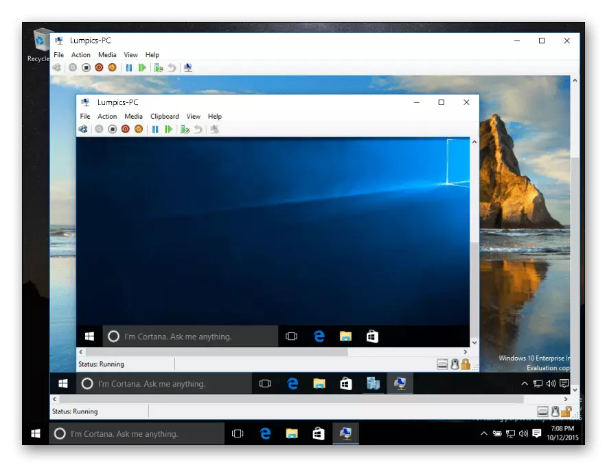 Windows 10 ပညာရေးတွင် hyper-v function ကိုလုပ်ဆောင်ခြင်းဥပမာ