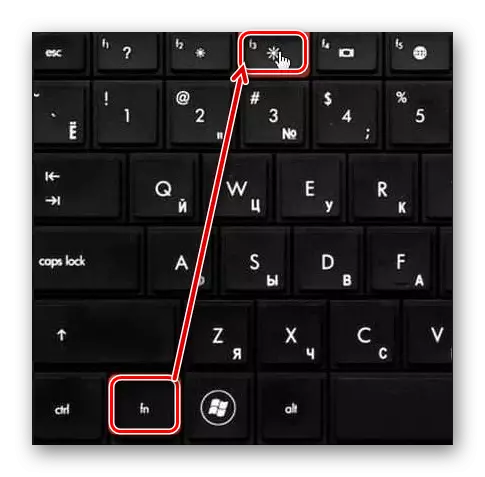 Зміна яскравості за допомогою клавіатури