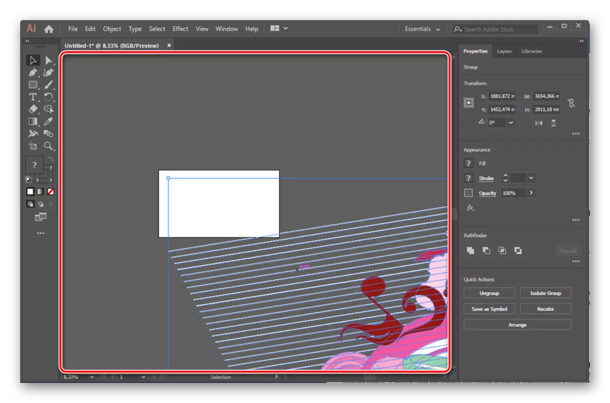 Успешно CDR файл за импортиране в Adobe Illustrator