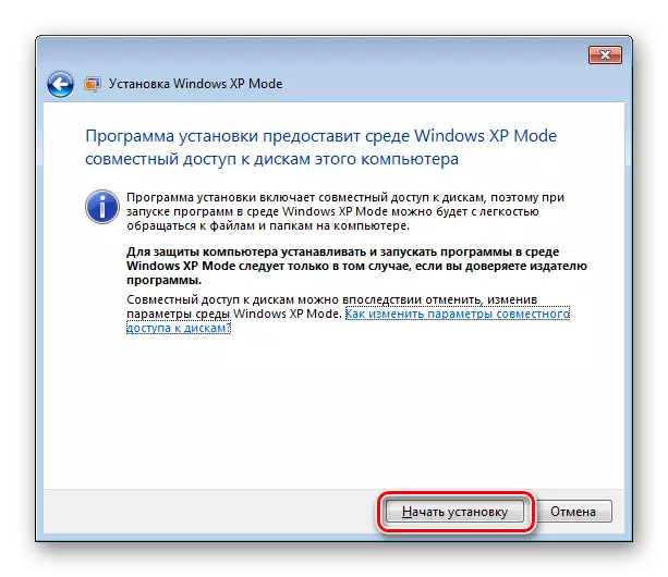 Starten Sie den Windows XP Modus Installieren