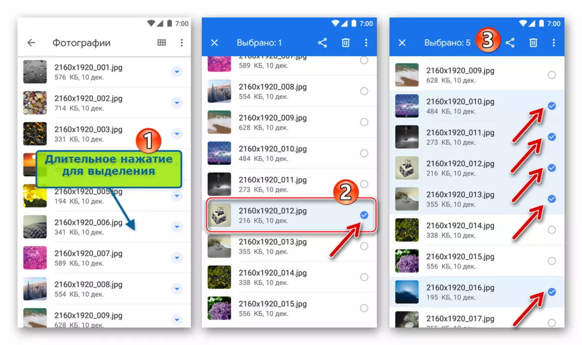 Whatsapp for Android - Velg et bilde for å sende gjennom Messenger i Filbehandling