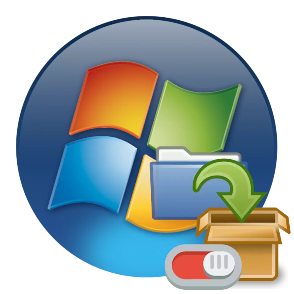 ለዘላለም በ Windows 7 ውስጥ ከምዝገባ ለማሰናከል እንዴት