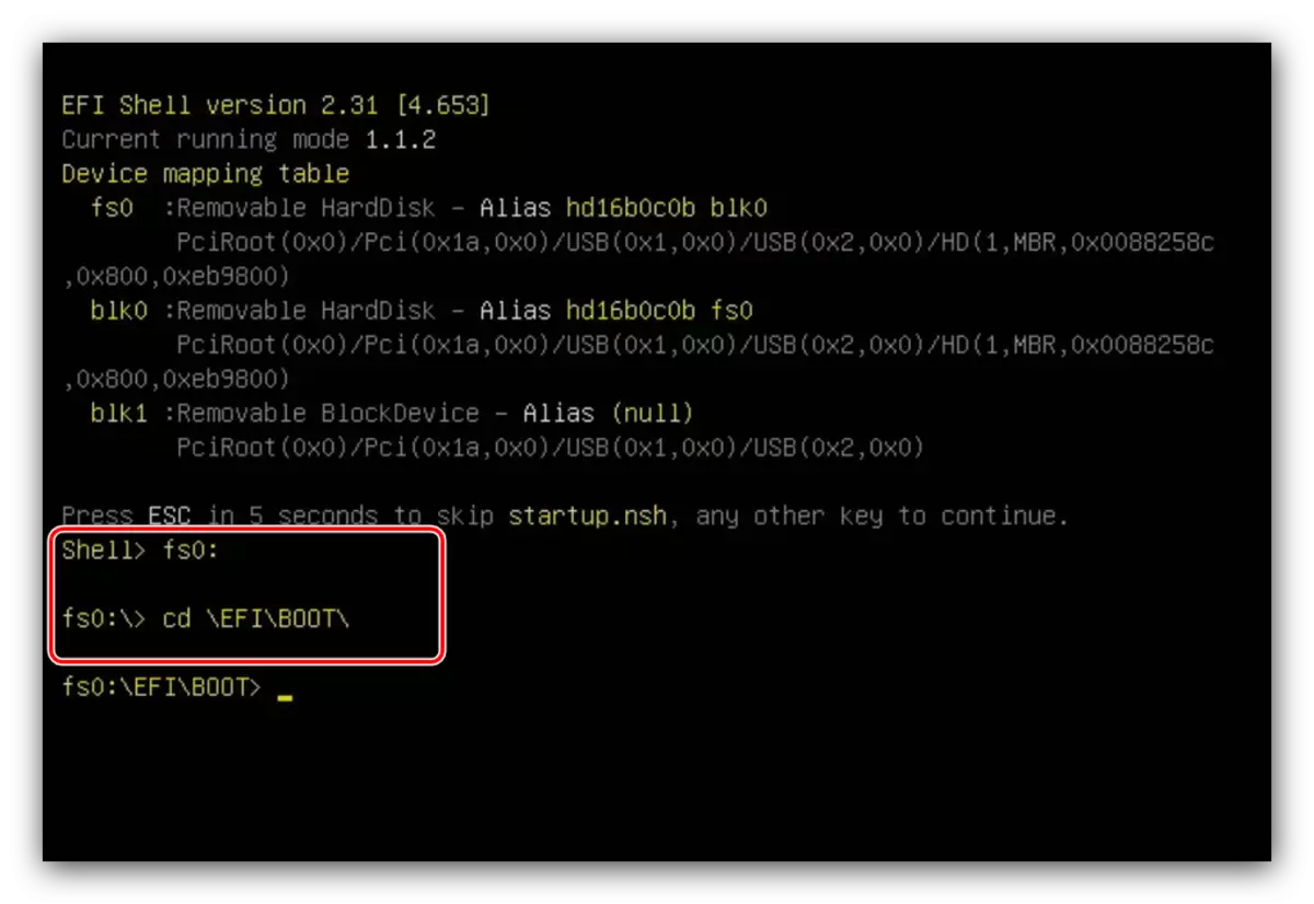 Immettere il comando di transizione sull'unità flash DOS per aggiornare AMI BIOS