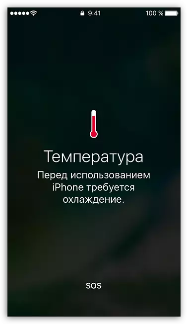 Informe de temperatura crítica para iPhone