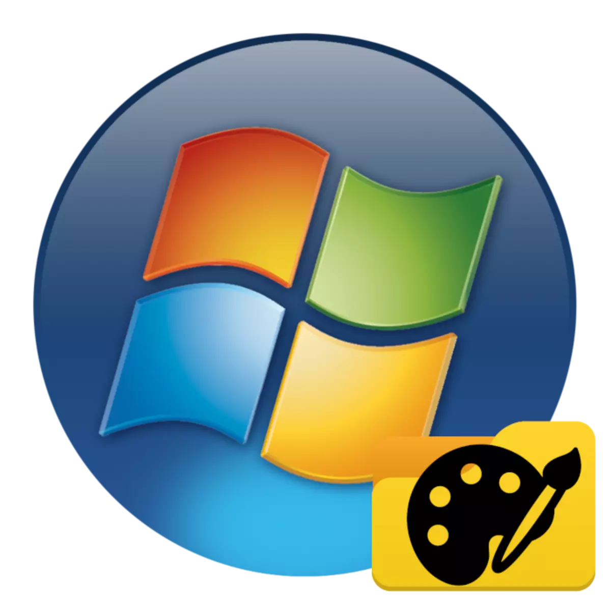Bagaimana untuk menukar ikon dalam Windows 7